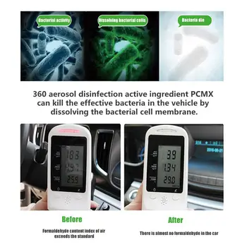 

100Ml Automotive Disinfectant Deodorization Effect Air Formaldehyde Environmental Protecti Removal Purification Liquid Atom U1Z8