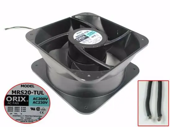Emacro для ORIX MRS20-TUL AC 230V 0.40A 200x200x90 мм 2-провод Сервер вентилятор охлаждения
