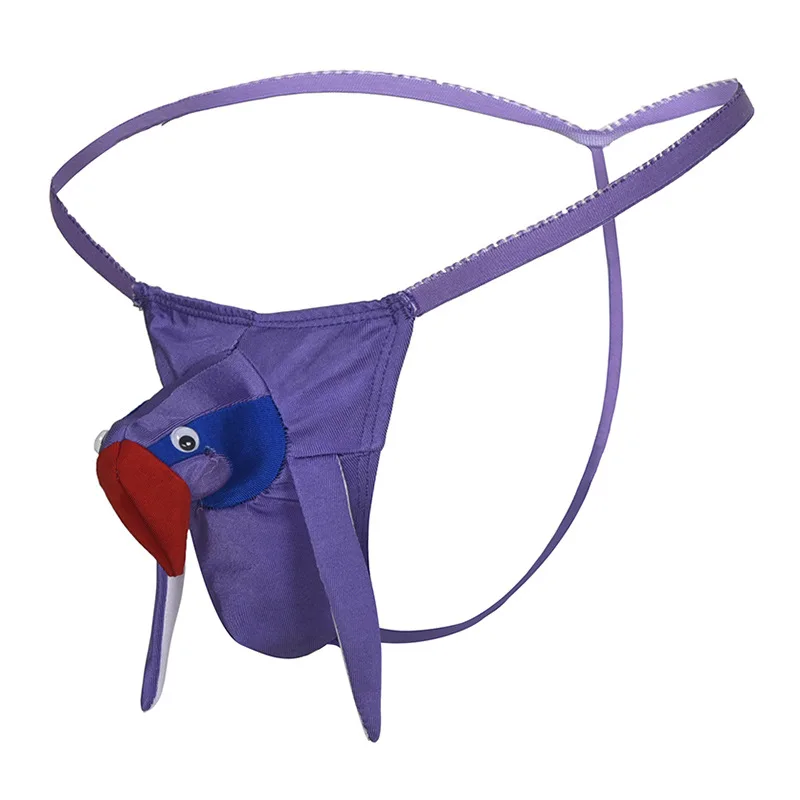 10 colors sexy man animal underwear funny bird gay G string penis Mou Wen sexy underwear cartoon thong novel role play