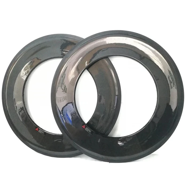 Sale One piece 120mm depth carbon rims road bike track bike TT bike fat wheels strong man and women bicycle wheel clincher 1