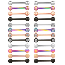 2 шт 14 г штанга для языка кольцо для сосков Ombligo 316L хирургическая сталь Nombril ювелирные изделия с подвеской в виде соски для женщин пирсинг ювелирные изделия 1,6*16*5/5 мм