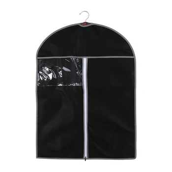 

Clear Suit Bag Household Hanging-Type Coat Storage Clothing Cover Suit Moth Proof Garment Bags Breathable Zipper Dust Cover