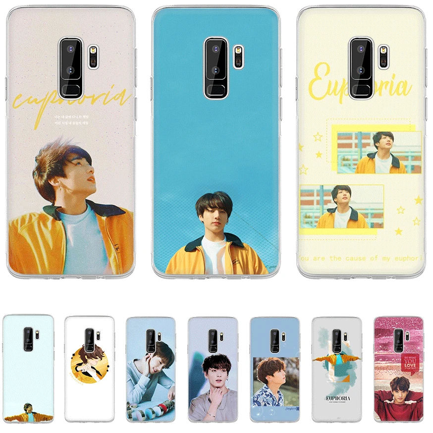 

Cell Phone Case For Samsung Galaxy A20 A30 A40 A50 A60 A70 A10 A3 A5 A6 A7 A8 A9 Plus Cover Euphoria Jungkook Bangtan Boys