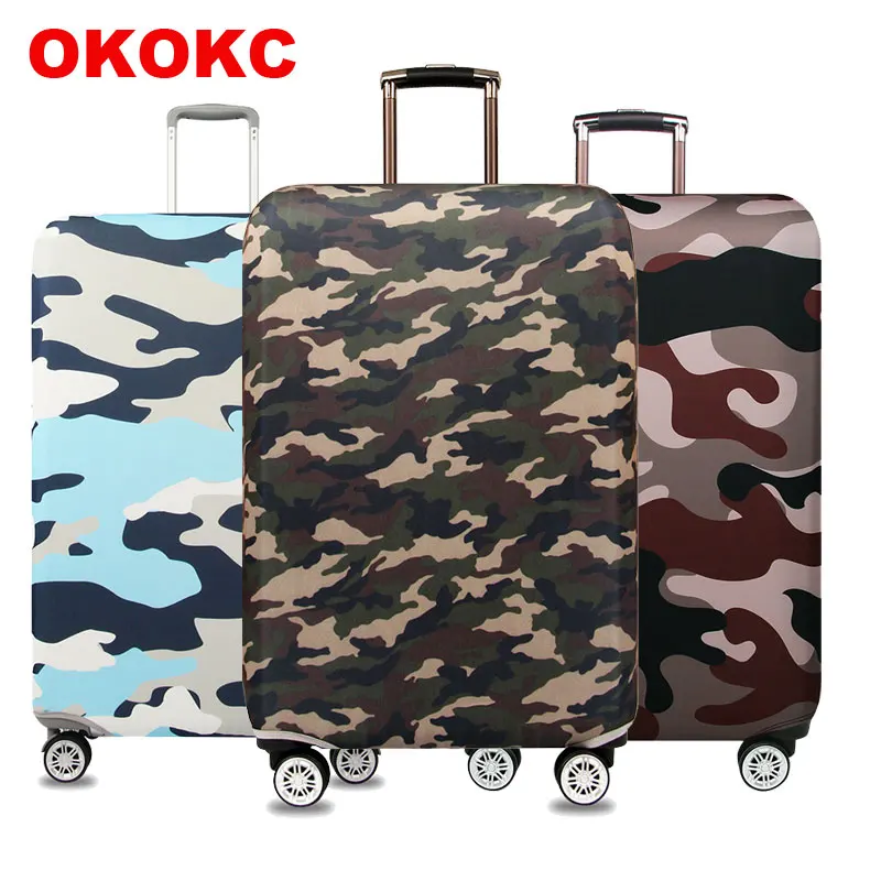 camouflage suitcase