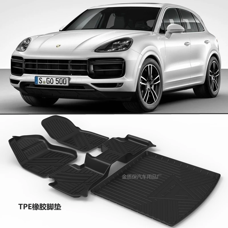 

Коврик для автомобиля Porsche Cayenne, водонепроницаемые напольные коврики для багажника, подходит для Porsche Cayenne