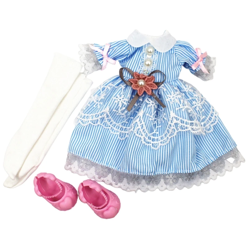 

Exquisite Doll Clothes Handmade High Quality Doll Accessories For Barbi Blyth 30cm Doll