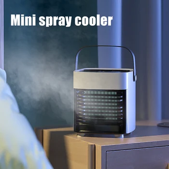 

USB Water-cooled Air Conditioner Desktop Mini Cooling Fan Air Cooler for Summer Home JS22