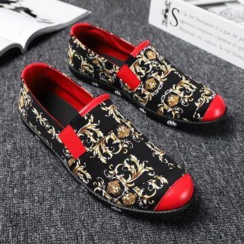 

Xpay Fashion Men Mocassin Shoes Breathable Shoes Men Loafers Spring Men's Slip-on Peas Shoes Comfortable Casual Breathable Shoes