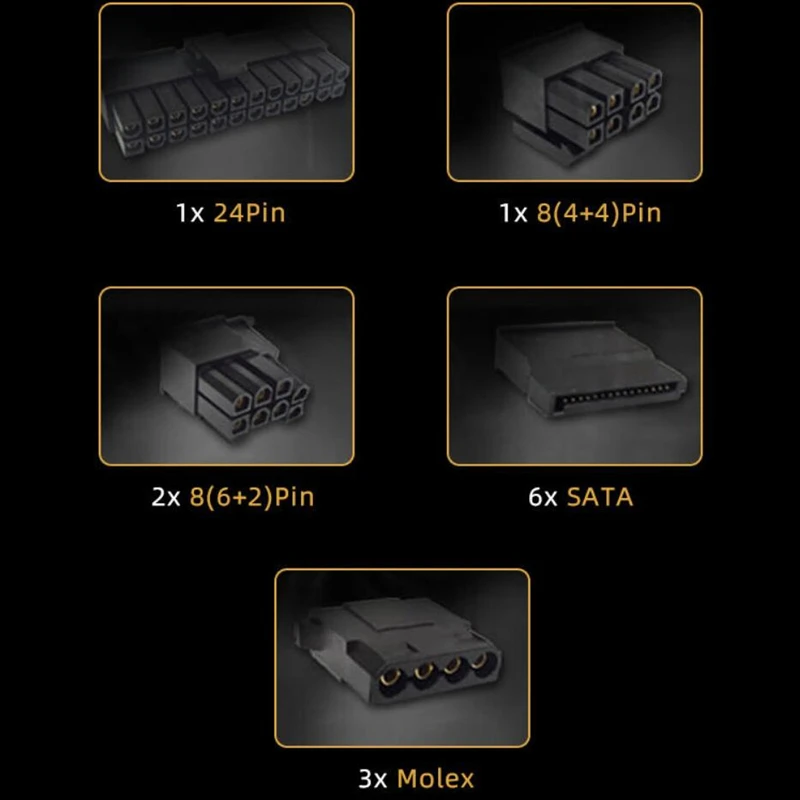 Блок питания для GameMax ATX12V полумодульный 80 плюс Бронзовый бесшумный блок питания для видеоигр 600 Вт блок питания GM-600