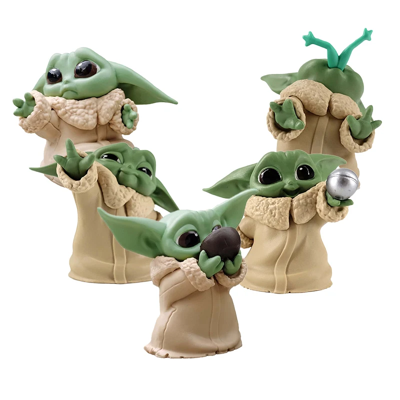 Star Wars Mandaloriano Baby Yoda Toy Pvc Mini Model Doll Personaggio Anime Yoda Toy Giocattolo Per Bambini Regalo