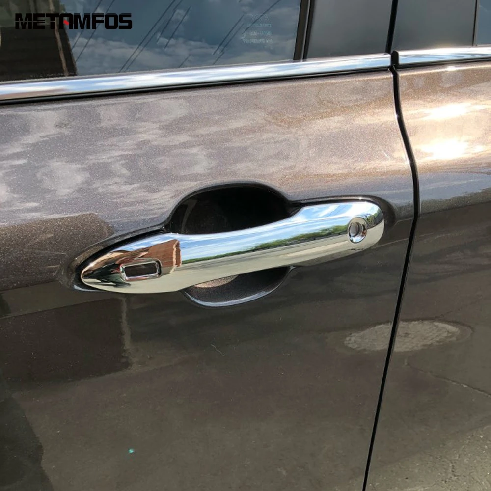 Накладка на дверную ручку для Toyota Camry XV70 2017 2020/Corolla 2019 2021/Prius Avalon 2020 хромированные