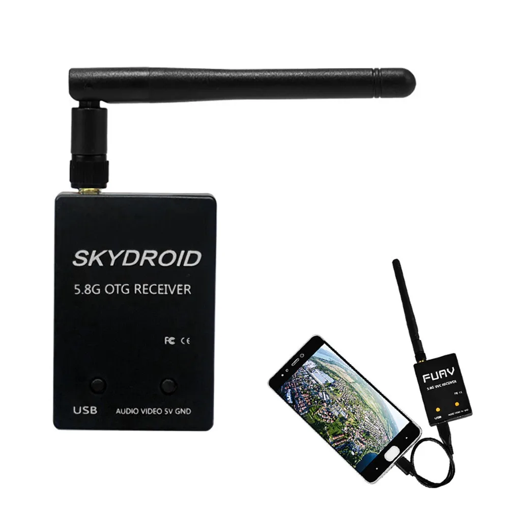 Запчасти UVC OTG RC 5 8 ГГц 150CH для смартфона FPV приемник запчасти Android дроневер
