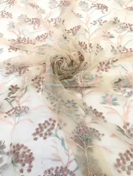 

latest French Nigerian Laces Fabrics High Quality JIANXI.C-566836 African Laces Fabric with embroidery