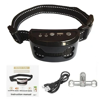 

Intelligent ultrasonic dog collar effectively stops squeaking for pet charging waterproof transmitter