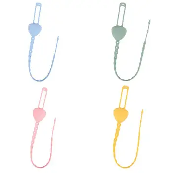 

4pcs Gum Pacifier Chain Anti-dropping Baby Gum Toy Molars Pacifier Chain Mantis Silicone Clip for Kids Infant Baby