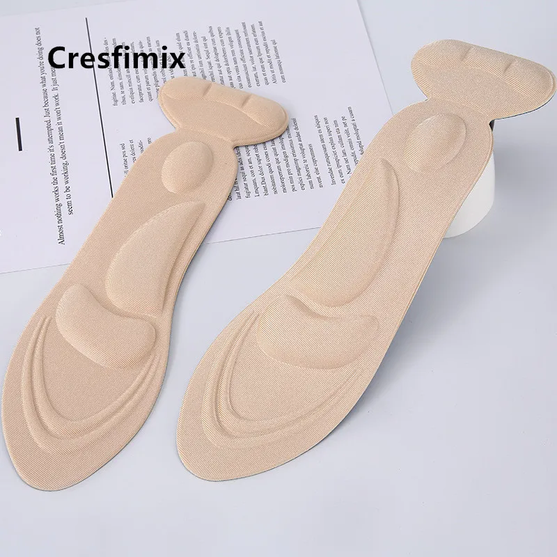 

Cresfimix Almohadillas De Zapatos Women Fashion Anti Smell High Heel Shoes Pads Ladies Casual Pink Soft Insoles B5592