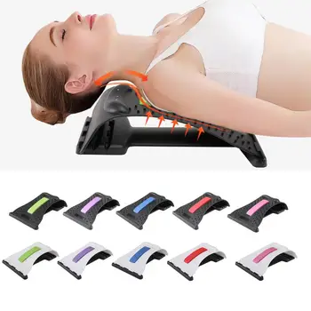 

Massage Magic Back Stretcher Device Massager Fitness Lumbar Spine Support Relaxation Spine Pain Relief Therapy Health Care