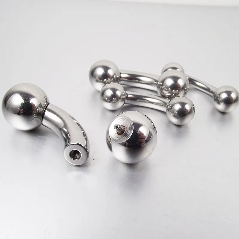 Prince Albert Piercing Curved Barbell