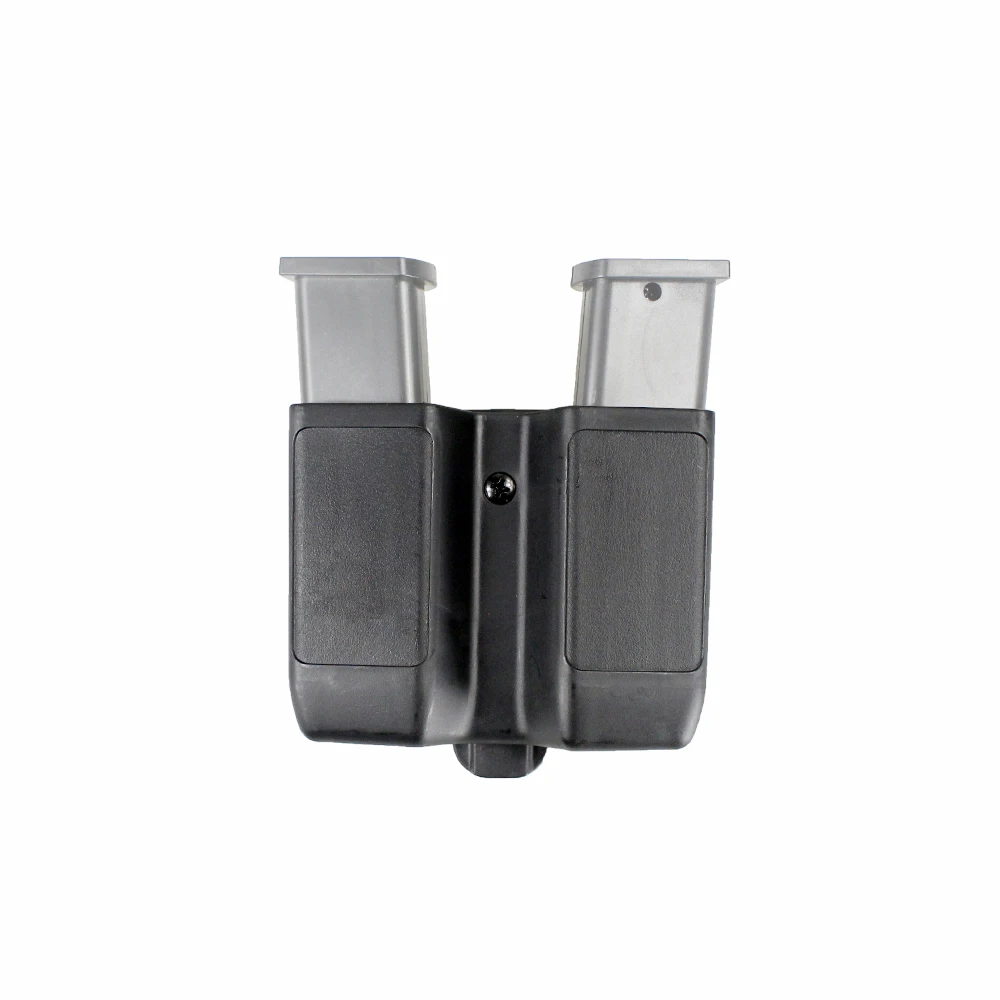 

Double Magazine Mag Pouch Holster Case Tactical Stack Pistol Cartridge Clip Holder Duty Belt Mag Box for Glcok M92 P226 USP