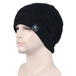 Winter new knitted caps for men and women with fleece knit caps drape caps with thick warm ear protectors 10