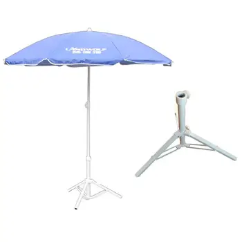

Portable Foldable Cross Umbrella Beach Stand Outdoor Sunshade Iron Folding Base Courtyard Umbrella Stand