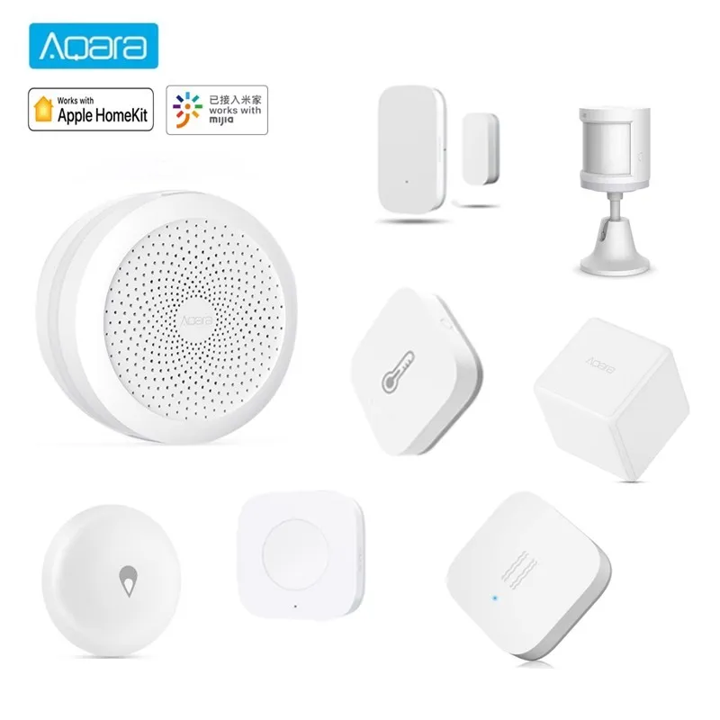  AQara Smart Home Kit Gateway Hub Human Motion Sensor Window Door Water Sensor Wireless Switch Works - 4000106569923