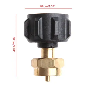 

1 LB Gas Propane QCC1 Regulator Valve Propane Refill Adapter Outdoor BBQ