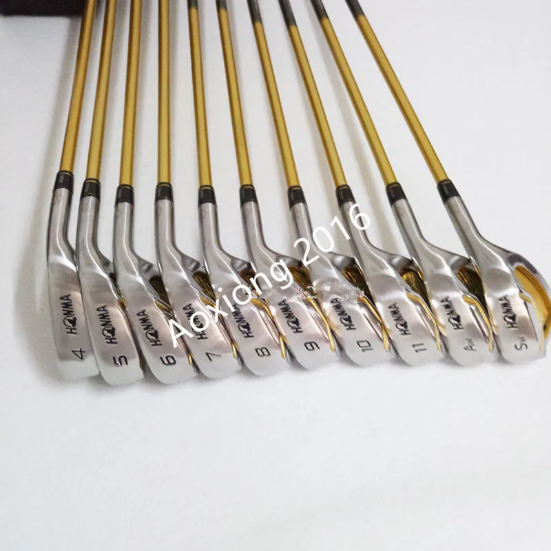 Графит клюшки для гольфа HONMA S-06 4 звезды Compelete клуб набор HONMA драйвер 3/5 фарватера деревянные Утюги putter Nobag