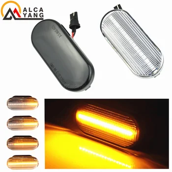 

2Pcs Led Dynamic Side Marker Turn Signal Light For Volkswagen VW Bora Golf 3 4 Passat 3BG Polo SB6 SEAT Ibiza Leon Skoda Ford