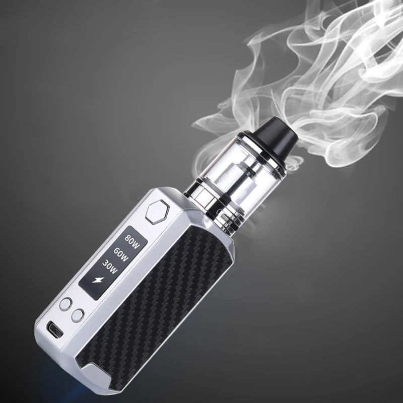 

New JSD 80W box mod vape kit 2200mah Built in battery with 3.5ml tank Vaporizer Hookah pen Electronic Cigarette Starter kit