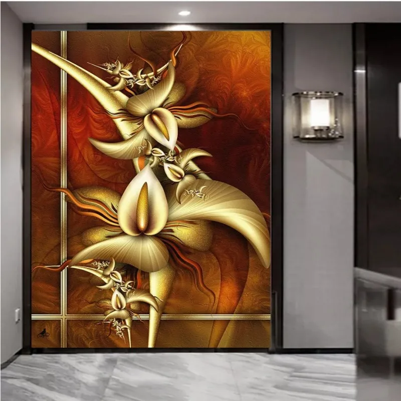 

Dropship Abstract Wallpaper Stereoscopic 3d Mural Design Hotel Study Entrance Corridor Backdrop Wall Papers Decoration Murals