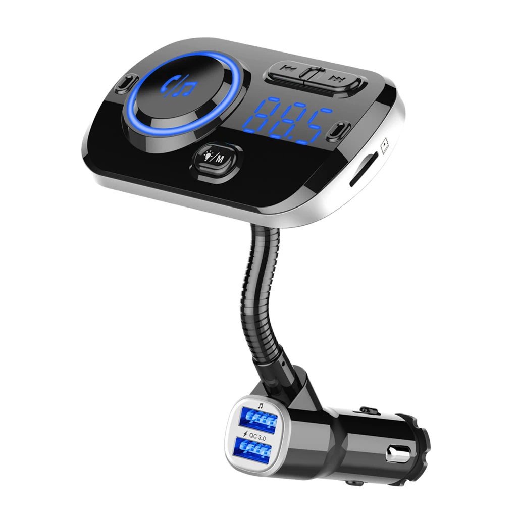 Quelima Bluetooth CarCharger QC3.0 беспроводной Bluetooth fm-радио адаптер Музыка