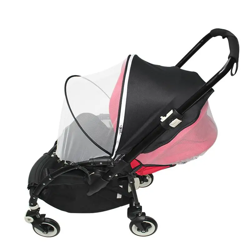 Белый Навес от солнца с москитной сеткой Совместимость для Bugaboo Bee, Bee Plus, Bee 3& Bee 5 - Цвет: Белый