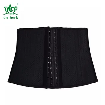 

Cn Herb 24cm Short Section 25 Bone Thin Section Breathable Mesh Rubber Waist Waist Trainer