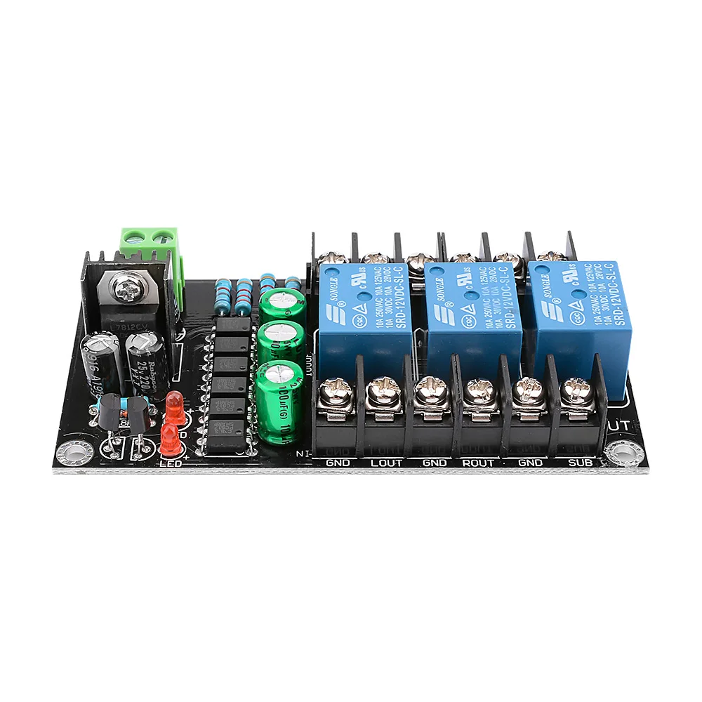 Aiyima-classe d Amplificador Digital Speaker Proteção Board Módulo de Relé Boot Delay dc Proteger 300w 2.1 Canal - Image 2