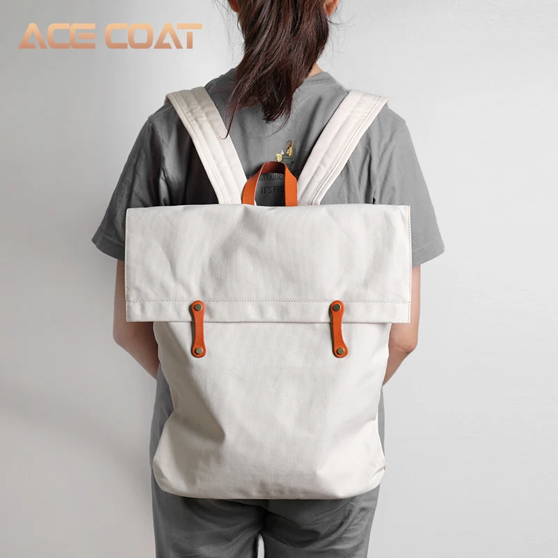 ACECOAT, рюкзак для ноутбука, женский, мужской, Повседневный, для колледжа, сумки для женщин, Ретро стиль, Повседневный, для путешествий, высокое качество, Холщовый Рюкзак