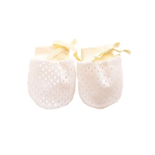 1 пара девочек против царапин подарок для мальчика регулируемые детские перчатки дышащие предметы из металлической сетки милые мягкие варежки для новорожденных Защита лица