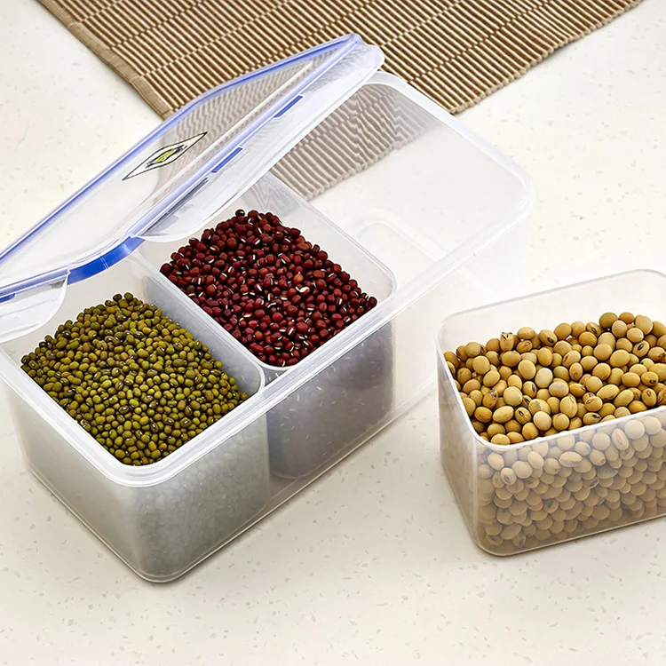 Wholesale Large Size san fen ge Freshness Box Large Capacity Beans Dried Goods Sealed Box Storage Box Cereal Box