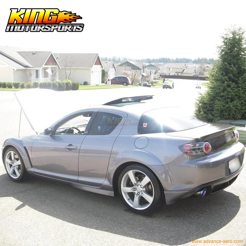 Fit For 04 08 MAZDA RX8 OE Style Rear Bumper Lip Spoiler Valancebumper lip spoilerrear bumper