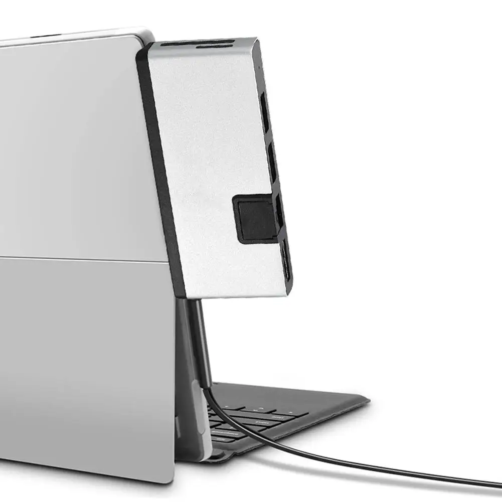  USB 3.0 Hub Adapter Docking Station With Gigabit Ethernet Port And 2 USB 3.0 Ports SD Micro Card Re