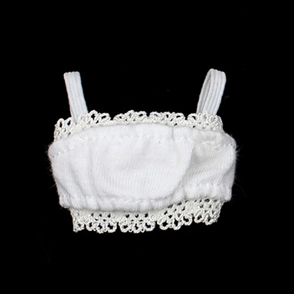 12 inch Dolls White Lace Lingerie Underwear Outfit Bra Panties Clothes Top Set for Blythe for Licca Doll Accessories 