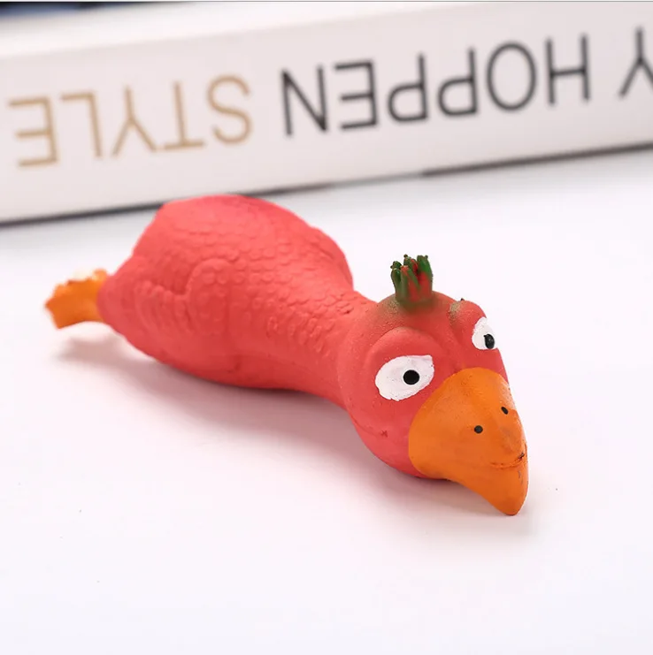 Игрушка для собак латексная игрушка большой и маленький питомец звуковая игрушка кричащая куриная пародия игрушка устойчивая к укусам