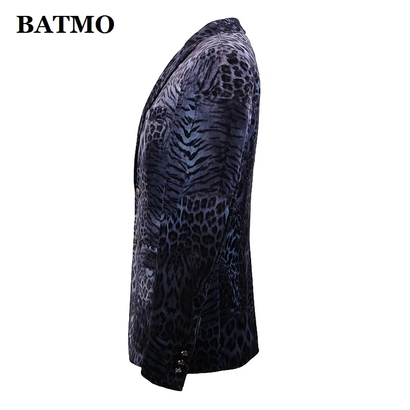 Batmo Новое поступление, высококачественные повседневные мужские блейзеры с принтом тигра, мужские повседневные костюмы, мужские куртки с принтом, большие размеры 1905