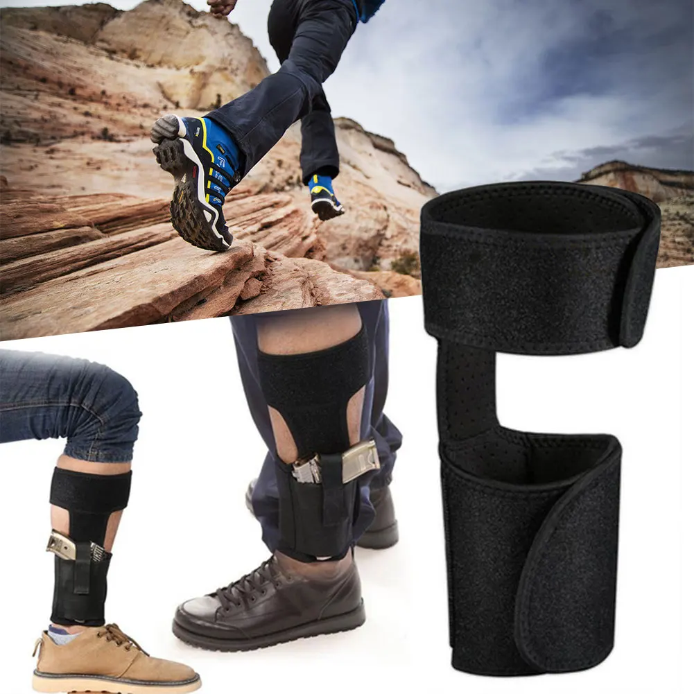 Tactical Adjustable Concealed Calf Wrap-Around Leg Holster For Pistol Holder