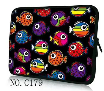 

Fishes 12 13 14 15 17 Inch Waterproof Neoprene Computer Laptop Notebook Tablet Bag Bags Case sleeve Handle bag unisex men women