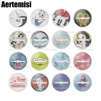 

Aertemisi 100 Pieces Phone Holder 360 Rotation Ring Stand Grip Car Mount for Smartphones Tablets Princesses Snow White Prince