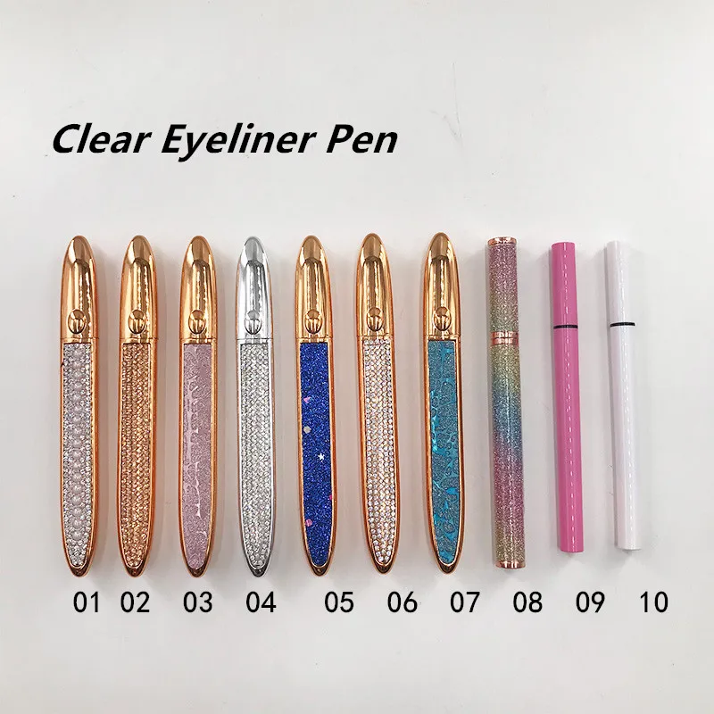 Self Adhesive Liquid Eyeliner Glue Pen Magnet Free Glue Free Clear Transparent Eye Liner Waterproof Makeup Eyeliner