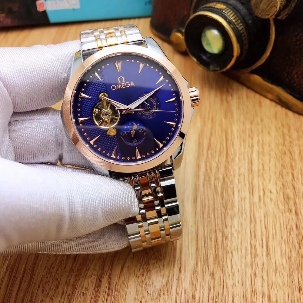 

Omega-high-end ceramic bezel men's and women's simple automatic movement 007 watch designer watch watch 1900