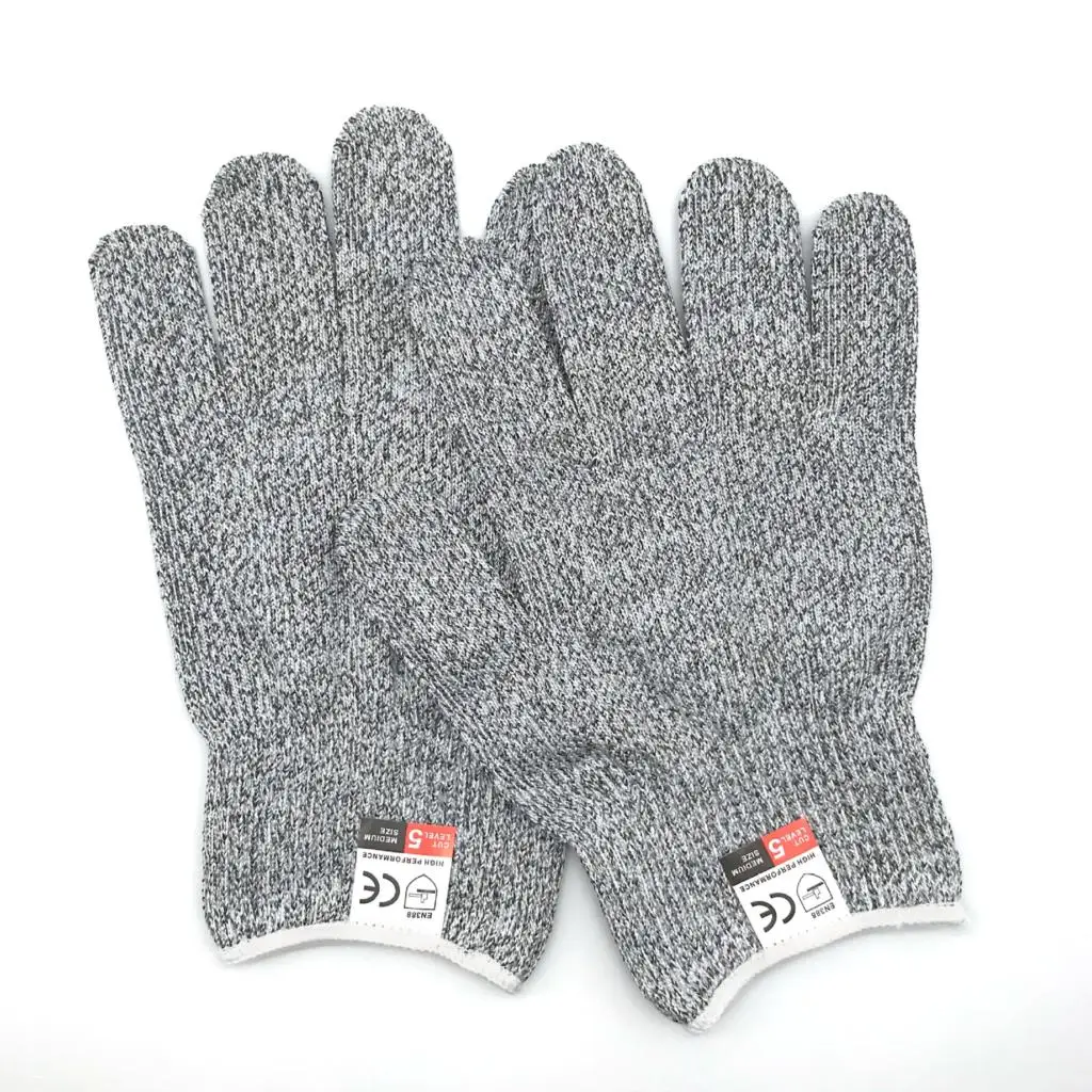 Gloves Household Cleaning Tools HPPE Grade Resistant Gloves Kitchen Butcher Five-Level Cut-Resistant Protective Glove