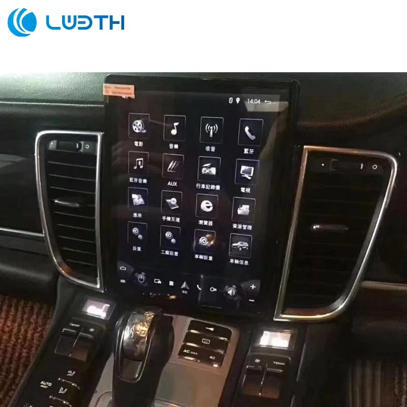 10,4 дюймов tesla стиль вертикальный Android 7,1 автомобильный dvd-плеер gps навигация радио для Porsche Panamera 2G ram 32G rom стерео Авто